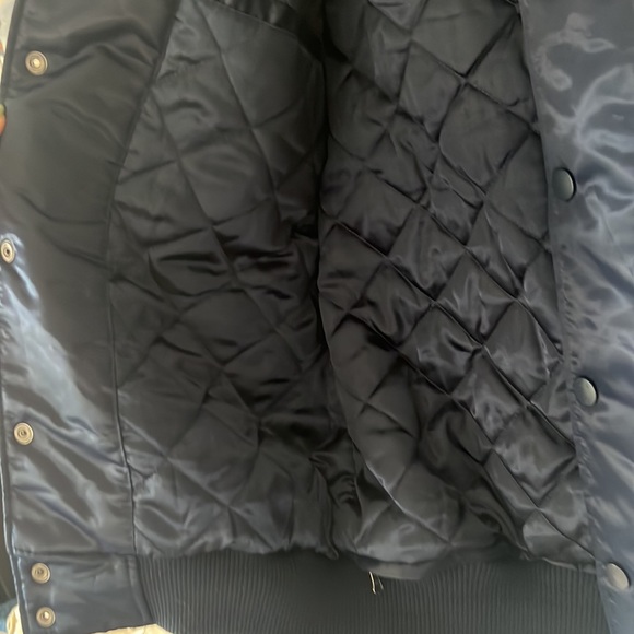 Starter Seattle Seahawks varsity navy snap jacket (size M) - Picture 6 of 7